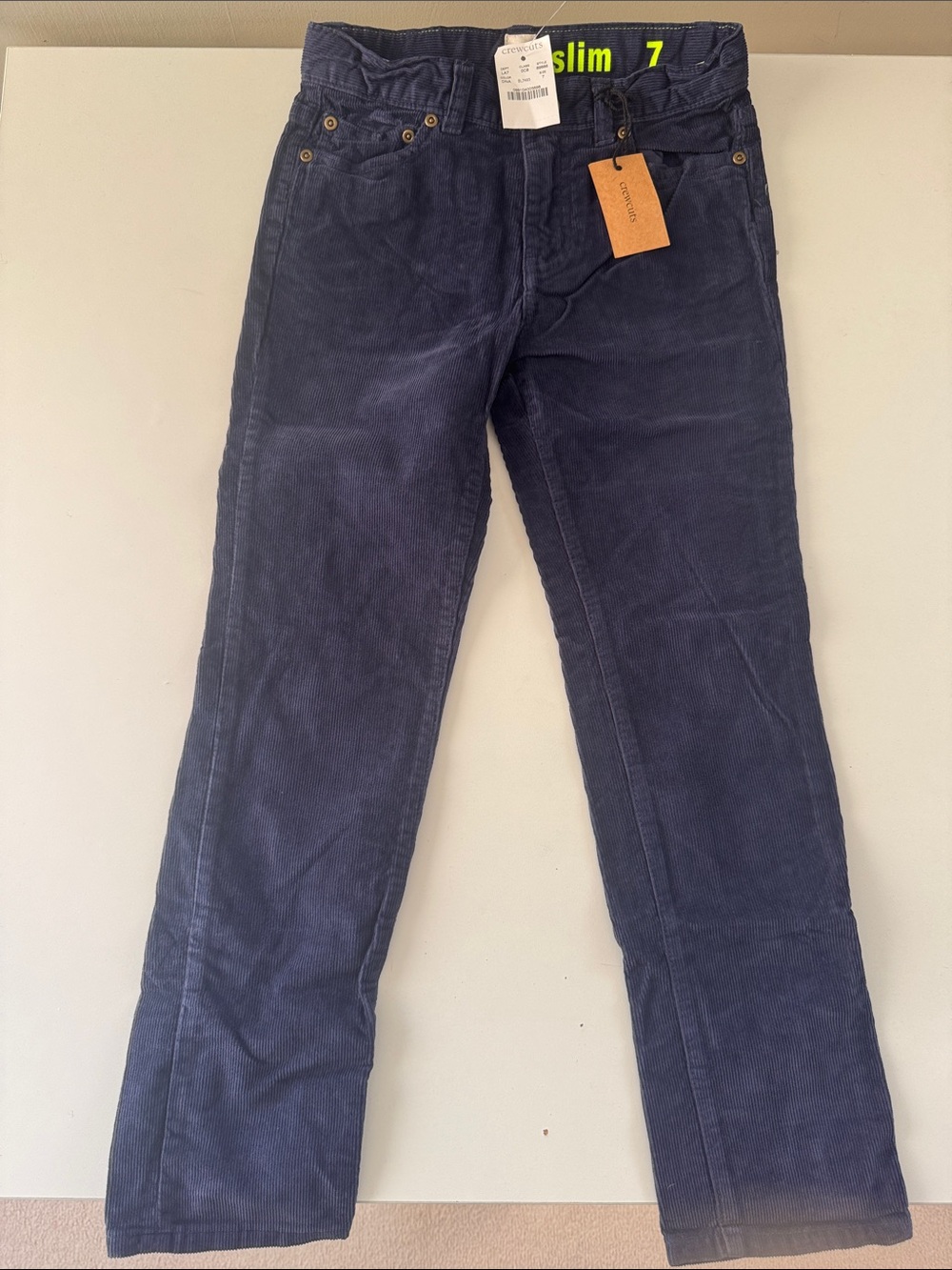 Crewcuts Navy Corduroy Slim Pants
